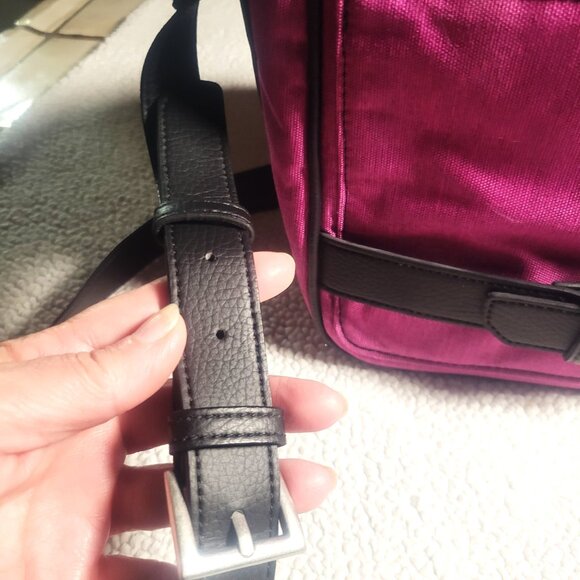 NWOT! VXI Charlotte Black/Pink Conceal & Carry Crossbody Utility Bag - Picture 8 of 15